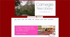 Desktop Screenshot of carnegiefreelib.org
